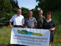 Team des Landschaftspflegeverbandes Sternberg, Foto: LSE e.V.